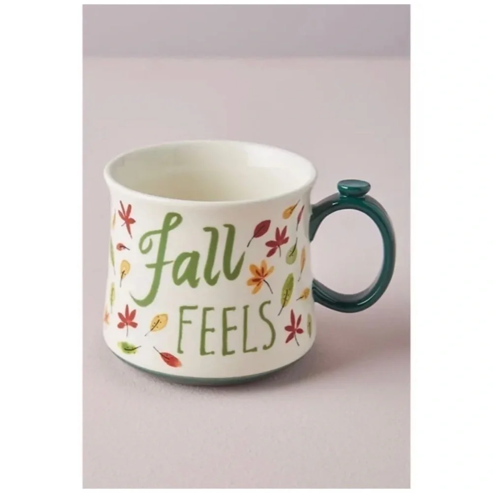 NEW ANTHROPOLOGIE ‘Fall Feels’ Mug